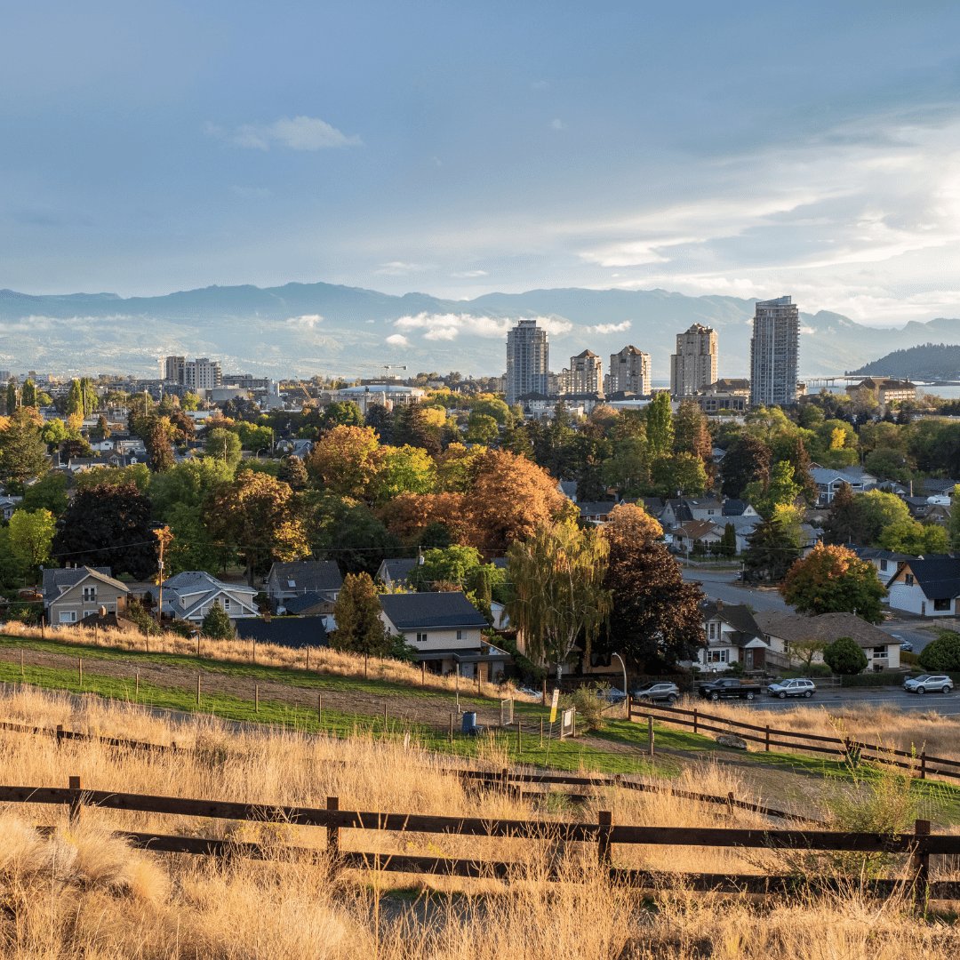 Overlooking the Okanagan Valley